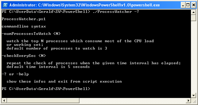 ProcessWatcher-CmdLineArgs